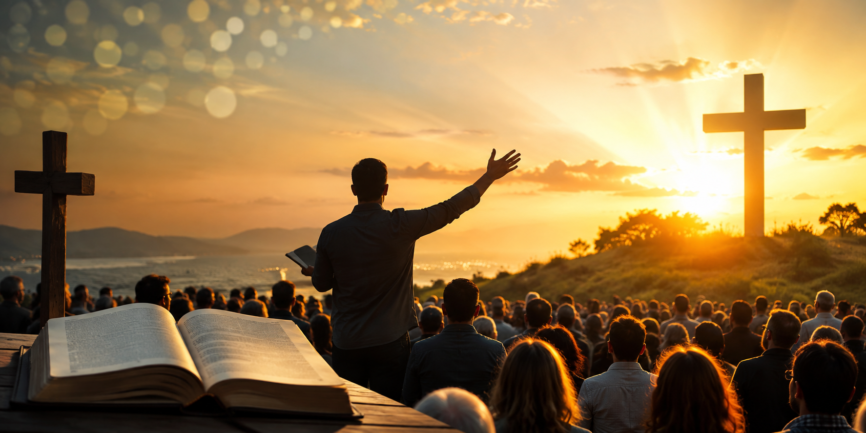Public evangelistic meeting